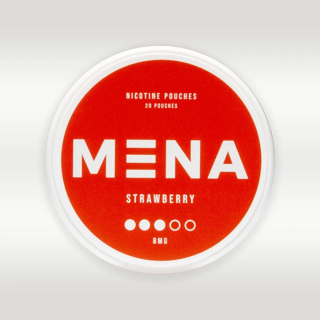 MENA NICOTINE POUCHES - STRAWBERRY